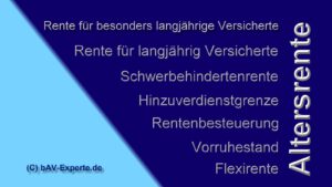 Altersversorgung LOGO bAV-Experte.de Renten-Experte.de