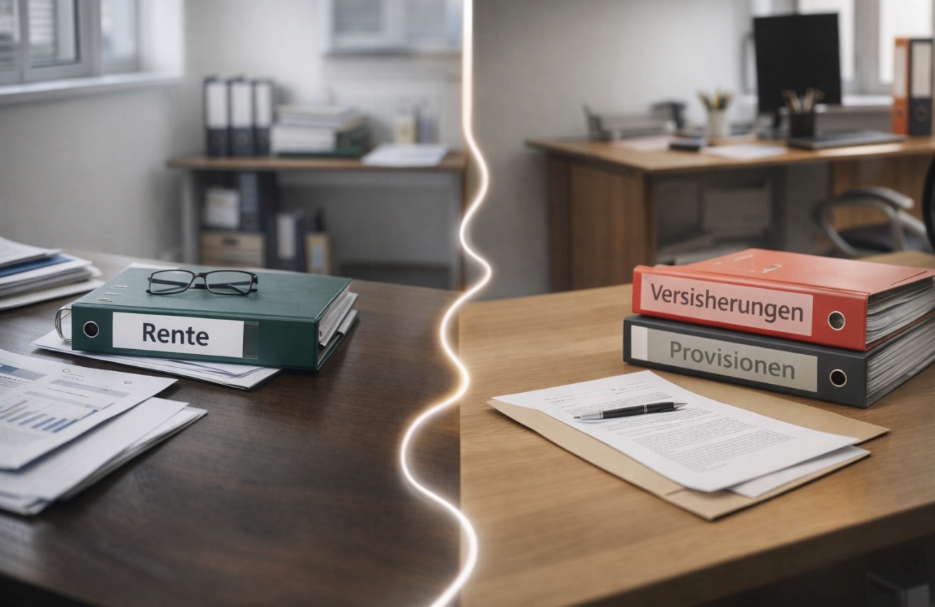 Getrennt auf dem Papier – zerstörerisch in der Praxis: Wie illegale Doppelrollen von Rentenberatern auffliegen, Bußgelder auslösen und in die Gewerbeuntersagung führen