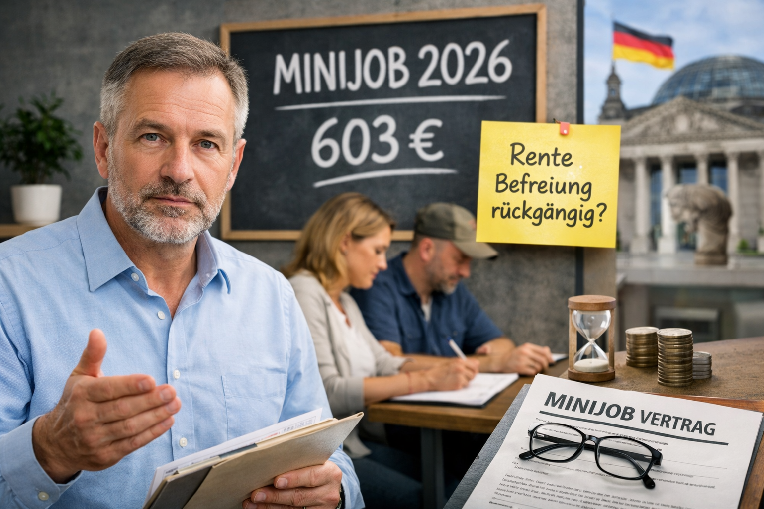 Renten-Kehrtwende ab Juli 2026: Minijobber sollen eine zweite Chance bekommen