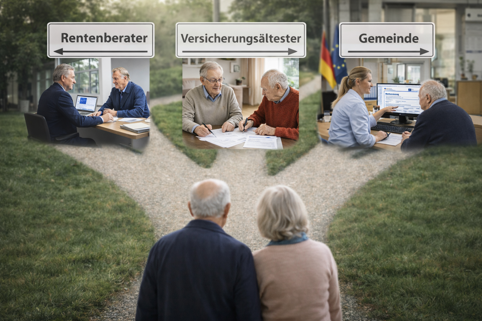 Unabhängiger Rentenberater (RDG) – Versicherungsältester – Rentenantrag bei der Gemeinde: Wo liegen die Unterschiede?