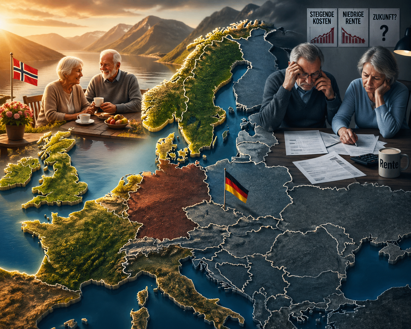 Deutschlands Renten-Realität: Was im Europa-Vergleich bewusst verschwiegen wird