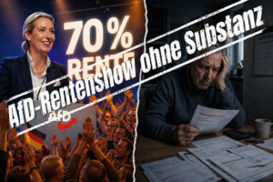 💥 70 % Rente? Die Rechnung der AfD geht nicht auf!