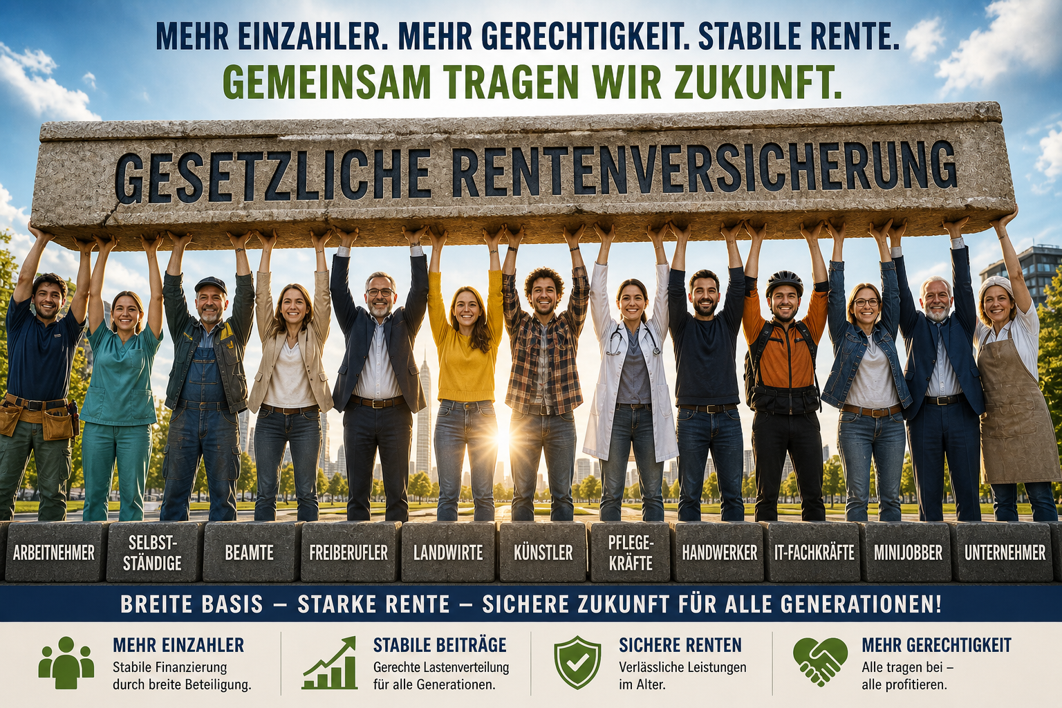 MEHR EINZAHLER FÜR DIE RENTE? WARUM DIESE FORDERUNG DAS SYSTEM VERÄNDERN KÖNNTE!