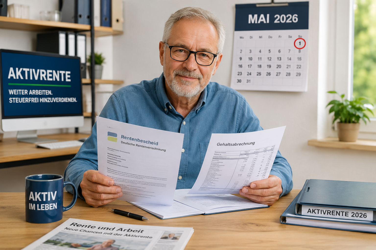 2000 Euro steuerfrei dazu? So funktioniert die neue Aktivrente ab Mai 2026 wirklich!