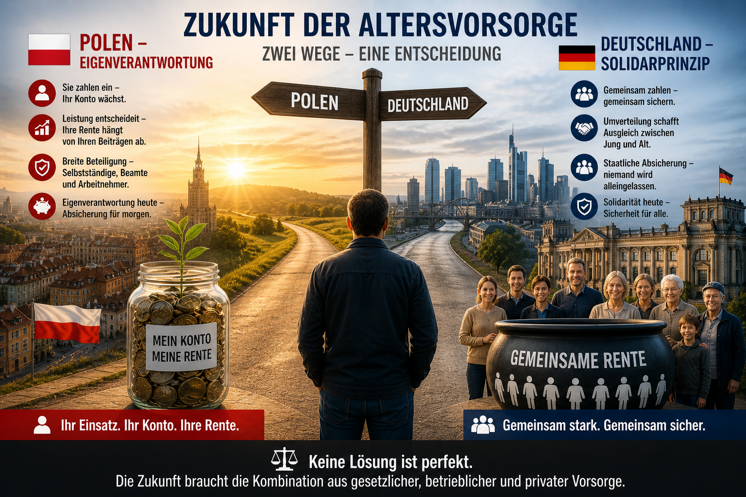 Teil 7a: Gesetzliche Rente in Polen – Vergleich mit Deutschland