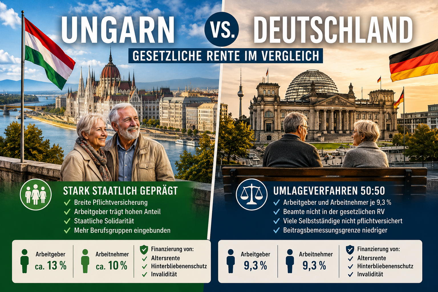Teil 19a: Gesetzliche Rente in Ungarn – Vergleich mit Deutschland