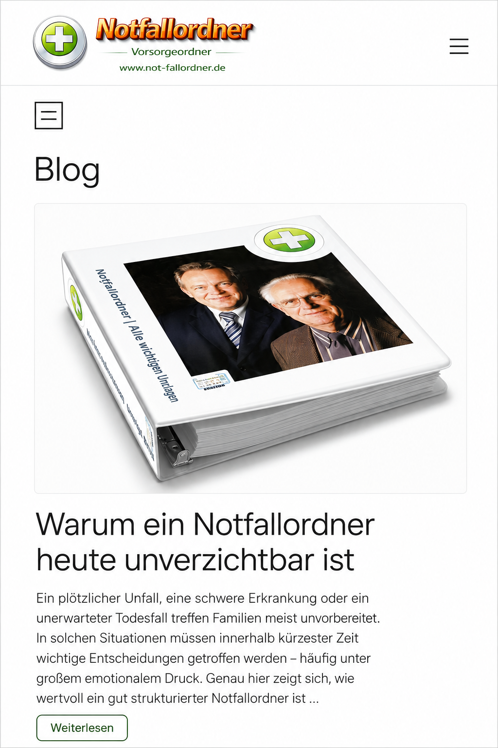 Notfall kann jeden treffen: Warum eine Vorsorgevollmacht und ein Notfallordner unverzichtbar sind