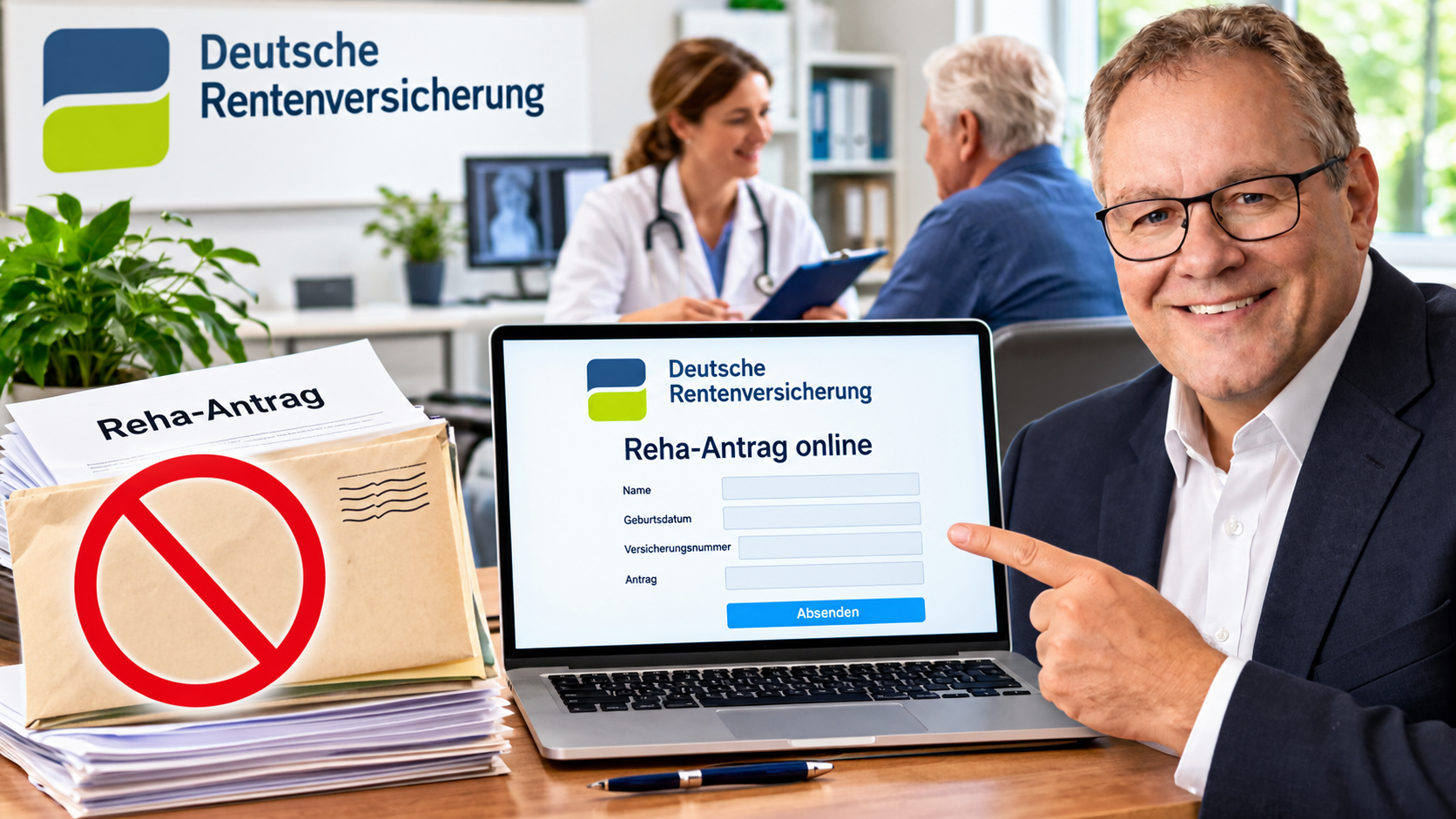 Rentenversicherung stoppt Postversand von Reha-Anträgen – das müssen Versicherte jetzt wissen!